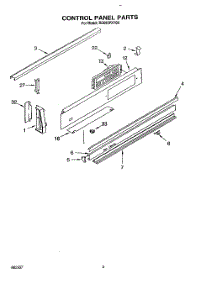 03 - Control Panel parts for Whirlpool Range RS696PXYB0 from AppliancePartsPros.com