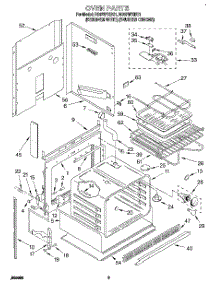 03 - Oven, Literature parts for Whirlpool Range RS675PXBH1 from AppliancePartsPros.com