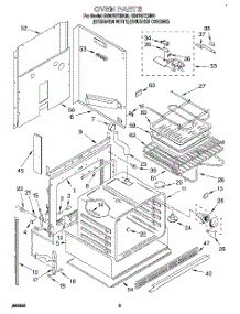 03 - Oven, Literature parts for Whirlpool Range RS675PXBH0 from AppliancePartsPros.com