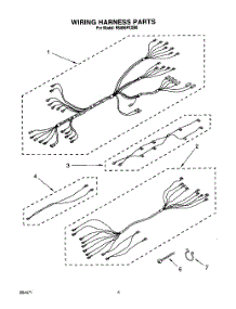 05 - Wiring Harness, Lit / Optional parts for Whirlpool Range RS696PXXB0 from AppliancePartsPros.com