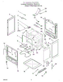 03 - Chassis parts for Whirlpool Range RF364BXEQ1 from AppliancePartsPros.com