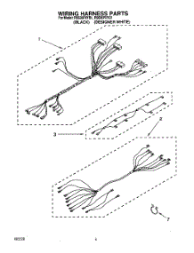 04 - Wiring Harness, Lit / Optional parts for Whirlpool Range RS696PXYB1 from AppliancePartsPros.com