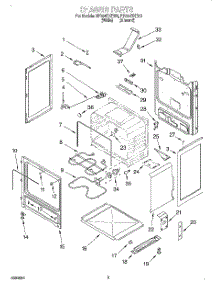 03 - Chassis parts for Whirlpool Range RF364BXEW0 from AppliancePartsPros.com