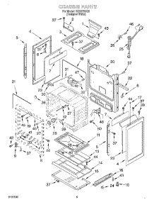 04 - Chassis parts for Whirlpool Range SGS375HQ6 from AppliancePartsPros.com