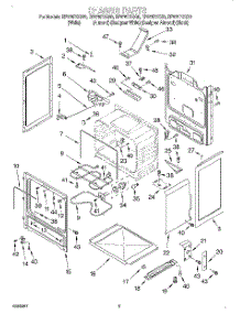 03 - Chassis parts for Whirlpool Range RF378PXGZ0 from AppliancePartsPros.com