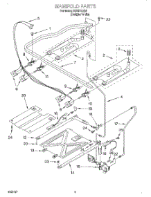03 - Manifold parts for Whirlpool Range SGS375HQ0 from AppliancePartsPros.com
