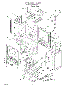 04 - Chassis parts for Whirlpool Range SGS375HQ0 from AppliancePartsPros.com