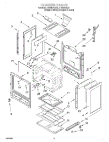 04 - Chassis parts for Whirlpool Range SF385PEEQ0 from AppliancePartsPros.com