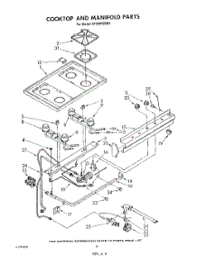 06 - Cooktop And Manifold , Literature And Optional parts for Whirlpool Range SF330PSRW1 from AppliancePartsPros.com