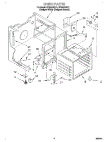 04 - Oven parts for Whirlpool Range RF364BBDQ1 from AppliancePartsPros.com