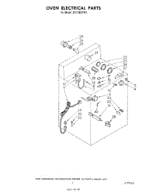 05 - Oven Electrical parts for Whirlpool Range SF375BEPW1 from AppliancePartsPros.com