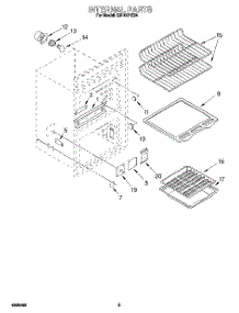 02 - Internal parts for Whirlpool Oven SB100PES4 from AppliancePartsPros.com