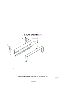04 - Backguard parts for Whirlpool Range SF301BSRW1 from AppliancePartsPros.com