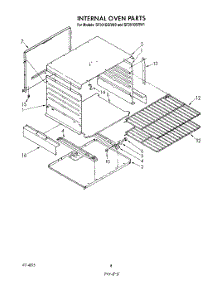 06 - Internal Oven parts for Whirlpool Range SF301BSRW1 from AppliancePartsPros.com