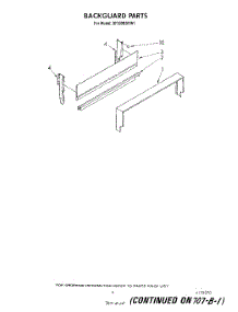 04 - Backguard parts for Whirlpool Range SF300BSRW1 from AppliancePartsPros.com
