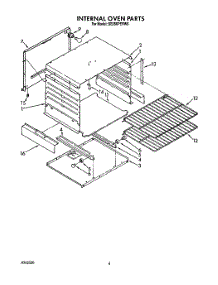 03 - Internal Oven parts for Whirlpool Range SE950PERW8 from AppliancePartsPros.com