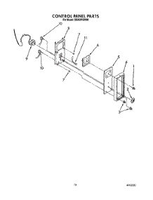 10 - Control Panel parts for Whirlpool Range SE950PERW8 from AppliancePartsPros.com