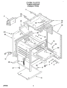 05 - Oven parts for Whirlpool Range SF310PEAQ0 from AppliancePartsPros.com