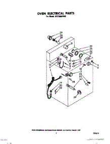05 - Oven Electrical parts for Whirlpool Range SF375BEPW0 from AppliancePartsPros.com