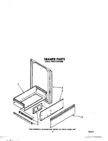 07 - Drawer parts for Whirlpool Range SF375BEPW0 from AppliancePartsPros.com
