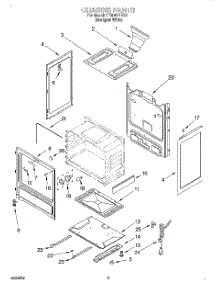 04 - Chassis parts for Whirlpool Range SF304PEEQ0 from AppliancePartsPros.com