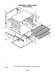 03 - Internal Oven parts for Whirlpool Range SE950PERW0 from AppliancePartsPros.com