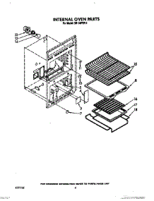 03 - Internal Oven parts for Whirlpool Oven SB130PER2 from AppliancePartsPros.com