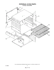 03 - Internal Oven parts for Whirlpool Range SE950PERW5 from AppliancePartsPros.com