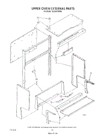 07 - Upper Oven External parts for Whirlpool Range SE950PERW5 from AppliancePartsPros.com