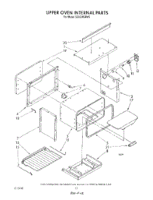08 - Upper Oven Internal, Lit / Optional parts for Whirlpool Range SE950PERW5 from AppliancePartsPros.com