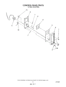 10 - Control Panel parts for Whirlpool Range SE950PERW5 from AppliancePartsPros.com