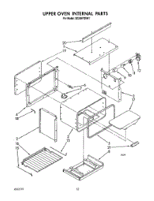 08 - Upper Oven Internal, Lit / Optional parts for Whirlpool Range SE950PERW7 from AppliancePartsPros.com