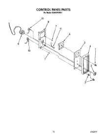 10 - Control Panel parts for Whirlpool Range SE950PERW7 from AppliancePartsPros.com