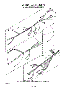 12 - Wiring Harness , Literature And Optional parts for Whirlpool Range SM958PESW2 from AppliancePartsPros.com
