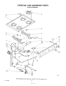 06 - Cooktop And Manifold , Literature And Optional parts for Whirlpool Range SF3004SRW1 from AppliancePartsPros.com