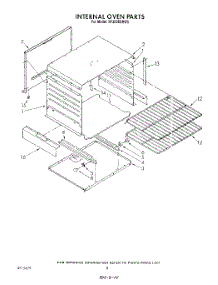06 - Internal Oven parts for Whirlpool Range SF302EERW5 from AppliancePartsPros.com