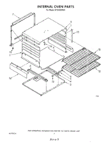 03 - Internal Oven parts for Whirlpool Range SF0100ERW0 from AppliancePartsPros.com