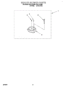 06 - Sealed Burner parts for Whirlpool Range SF317PEAW2 from AppliancePartsPros.com