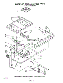 06 - Cooktop And Manifold , Literature And Optional parts for Whirlpool Range SF332BSRW1 from AppliancePartsPros.com
