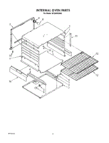 03 - Internal Oven parts for Whirlpool Range SF336PESW6 from AppliancePartsPros.com