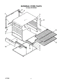03 - Internal Oven parts for Whirlpool Range SF316PESW1 from AppliancePartsPros.com