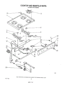 06 - Cooktop And Manifold, Literature And Optional parts for Whirlpool Range SF311PSRW0 from AppliancePartsPros.com