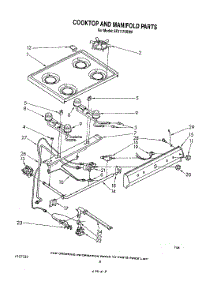 06 - Cooktop And Manifold, Literature And Optional parts for Whirlpool Range SF3117SRW0 from AppliancePartsPros.com
