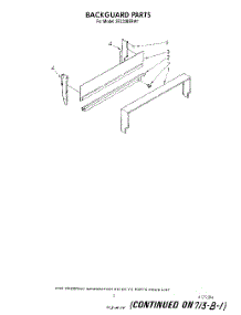 04 - Backguard parts for Whirlpool Range SF332BERW1 from AppliancePartsPros.com