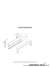 03 - Backguard parts for Whirlpool Range SF305ESRW5 from AppliancePartsPros.com