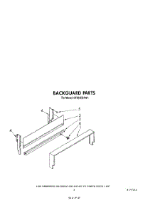 03 - Backguard parts for Whirlpool Range SF302EERW1 from AppliancePartsPros.com