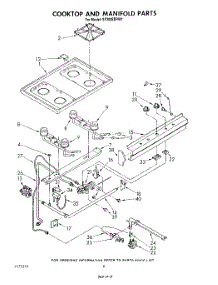 05 - Cooktop And Manifold , Literature A parts for Whirlpool Range SF302EERW1 from AppliancePartsPros.com