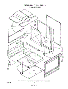 03 - External Oven parts for Whirlpool Range SF376PEPW0 from AppliancePartsPros.com