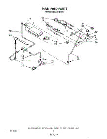 04 - Manifold parts for Whirlpool Range SF376PEPW0 from AppliancePartsPros.com