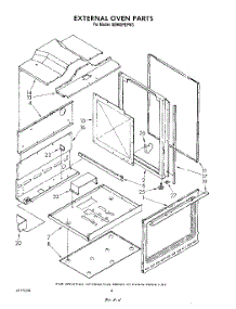 03 - External Oven parts for Whirlpool Range SE960PEPW3 from AppliancePartsPros.com